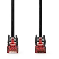 Nedis CAT6-Netzwerkkabel - Patchkabel, Cat.6, U/UTP 10 m Schwarz