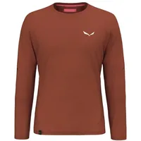 Salewa Pedroc Dry Langarm-t-shirt - Bombay Brown - S