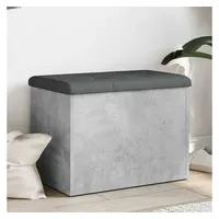 VidaXL Sitzbank mit Stauraum Betongrau 62 x 42 x