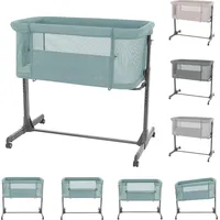 KIKKABOO Beistellbett - Mint - One Size