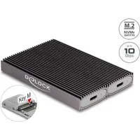 DeLock Externes USB Type-C Dual Combo Gehäuse für 2