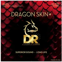 DR Strings Dragon Skin+ Bass Stainless Steel Medium 45-105