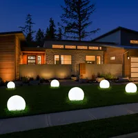 ETC Shop Solarleuchte Kugel Garten Kugelleuchte Solar LED Gartendeko