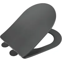 Wenko WC-Sitz Galati aus Duroplast Anthrazit