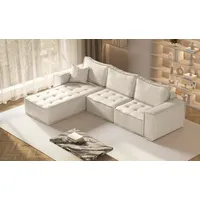 Kaiser möbel L-förmige Bohoo-Maxi-Ecke in zeitlosem Design Hellbeige Links