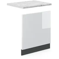 Vicco Frontblende R-Line, Geschirrspüler Zubehör, Weiss