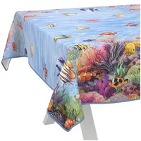 ANRO Wachstuch-Tischdecke Tischdecke abwaschbar Wachstuch Garten-Tischdecke Outdoor Indoor 240x140cm