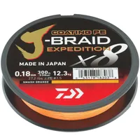 Daiwa J-Braid Expedition X8E 0.06mm, 150m smash orange