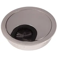 SOTech So-tech Kabeldurchlass Metall 60 mm Edelstahloptik mit Bürstendichtung