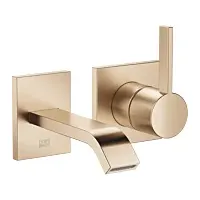 Dornbracht IMO Waschtisch-Wandarmatur 36860671-27 ohne Ablaufgarnitur, Light Gold gebürstet