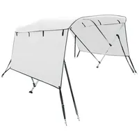 VidaXL 4-Bow Bimini-Top mit Seitenteilen 243x(185-198)x137 cm
