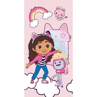 Jerry Fabrics Gabby's Dollhouse Strandtuch Badetuch Duschtuch Catnip Purrfect