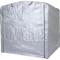 MCW Gartenhaus, Alu UV-Schutz wasserfest, 201x201x201cm ~ silber