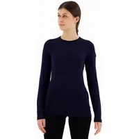 Icebreaker 260 Tech Crew Merino Langarm-baselayer - Midnight Navy