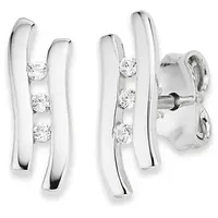 Bruno Banani Ohrstecker Schmuck Geschenk Silber 925 Zirkonia rhodiniert