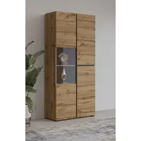 INOSIGN Vitrine INOSIGN "Cross, Höhe 183,5 cm, moderne grifflose