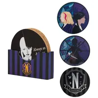 Cinereplicas Cinereplicas, Untersetzer, Wednesday Untersetzer 4er-Pack (4 x, Glasuntersetzer)
