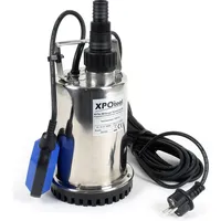 Wiltec Tauchpumpe bis 7500l/h, max. Förderhöhe 6,5m, Schmutzwasserpumpe 400W,