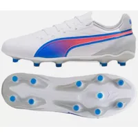 Puma King Match FG/AG Herren Puma White-Bluemazing-Flat Light Gray