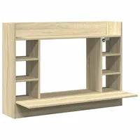 VidaXL Wand-Schreibtisch Sonoma Eiche 105x48x75 cm Holzwerkstoff