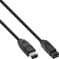 InLine FireWire Kabel, IEEE1394 6pol Stecker zu 9pol Stecker,