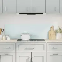 VidaXL Küchenrückwände 2 Stk. Weiß 70x50 cm Hartglas -