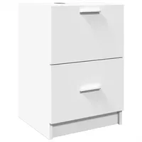 VidaXL Waschbeckenunterschrank Weiß 40x37x59 cm Holzwerkstoff