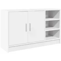 VidaXL Waschbeckenunterschrank Weiß 90x29x55 cm Holzwerkstoff