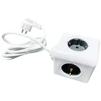 Technaxx Steckdosenwürfel Power Cube TX-195 4-fach, 2x USB-A, 1x