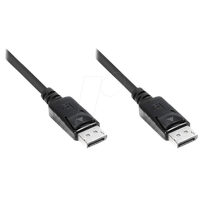 Good Connections DisplayPort Anschlusskabel 20pin Stecker beidseitig, 3m, Good