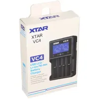 XTAR VC4 Ladegerät mit LCD Display für Li-Ion NI-MH
