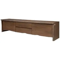 Massivmoebel24 TV-Board Akazie 220x45x50 braun lackiert PURE ACACIA #804