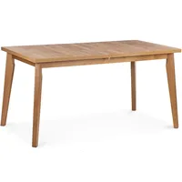 Konsimo Esstisch Ausziehbar Bis 190cm, Rechteckig 'rhena', Beige, Laminierte