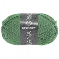 Lana Grossa Meilenweit 50g | Sockenklassiker, waschmaschinenfest | Handstrickgarn