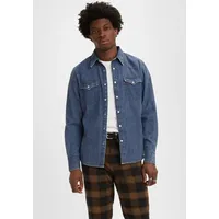 Levi's Barstow Western Standard Langarmhemd Ab935 Indigo Stonewash XL