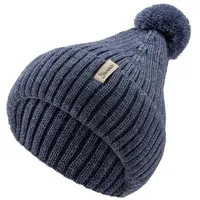 Sterntaler Strickmütze Melange mittelblau, 45 cm