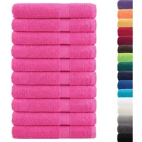 VidaXL Premium-Saunatücher SOLUND 10 Stk. Rosa 80x200 cm 600