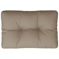 VidaXL Palettenkissen Taupe 50x40x12 cm Stoff