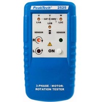 Peaktech 2525, - Motor-Drehrichtungsanzeiger, 1 - 400 V, AC