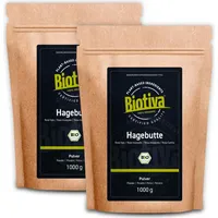 Biotiva Hagebutten Pulver Bio 2000 g