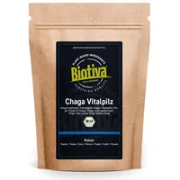 Biotiva Chaga Pilz Pulver Bio 125 g