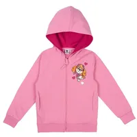 Paw Patrol Sweatjacke Kapuzenpullover mit Reißverschluss Hoodie rosa -