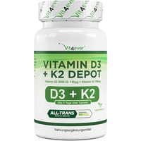 Vit4ever Vitamin D3 5.000 + K2 100mcg - 240