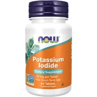 NOW Foods Kaliumiodid 30 mg 60 Tabletten