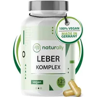 Naturally Leber Komplex | mit Mariendistel, Artischocke, Löwenzahn, Cholin,