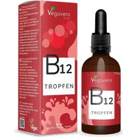 Vegavero Vitamin B12 Tropfen | 60 ml | Aktivformen: