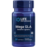 Life Extension Mega GLA mit Sesam-Lignanen, 30 Kapseln)