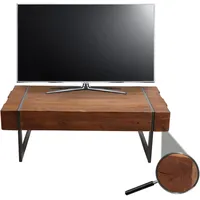 Mendler TV-Rack HWC-A15, Fernsehtisch Lowboard TV-Tisch, Tanne Holz rustikal