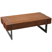 Mendler HWC-A15 TV-Rack 40x120x60 cm Braun Holz