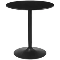 Homcom Esstisch Ø 70 cm schwarz